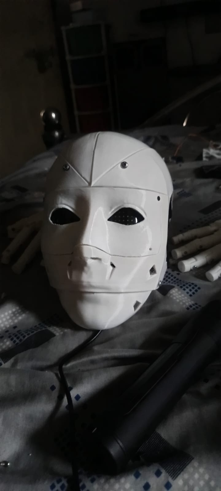 Articulated 3D Printed Humanoid Face Mask